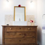 Badkamer Chambre Blanche wastafel